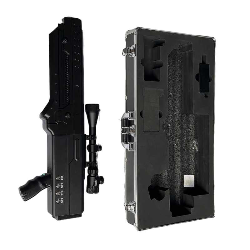  轮台手持便携式枪型低空防御反制四通道A型